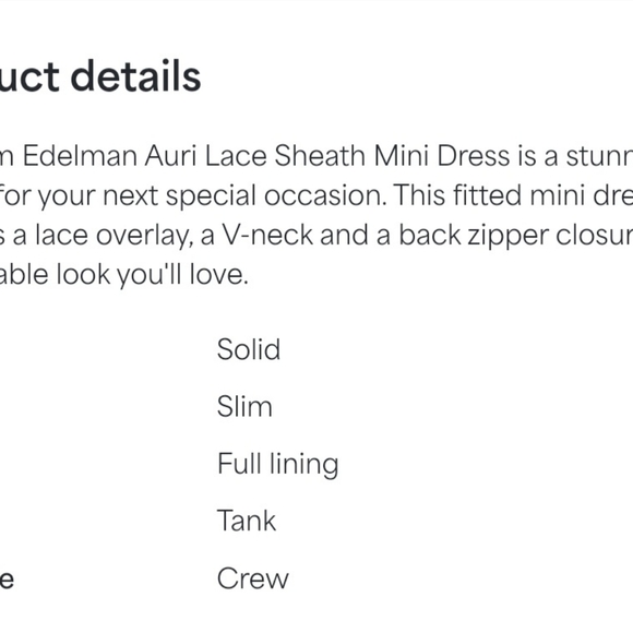 NWOT Sam Edleman 1X Lace Dress - Picture 2 of 9